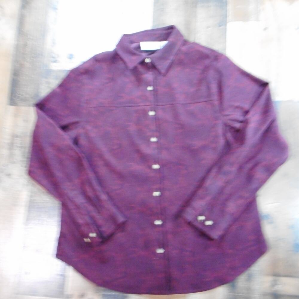 Floral Pattern Blouse By White Stag Size Medium
